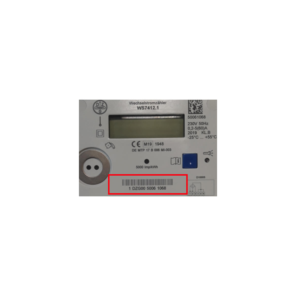 Foto Stromzähler Variante 5